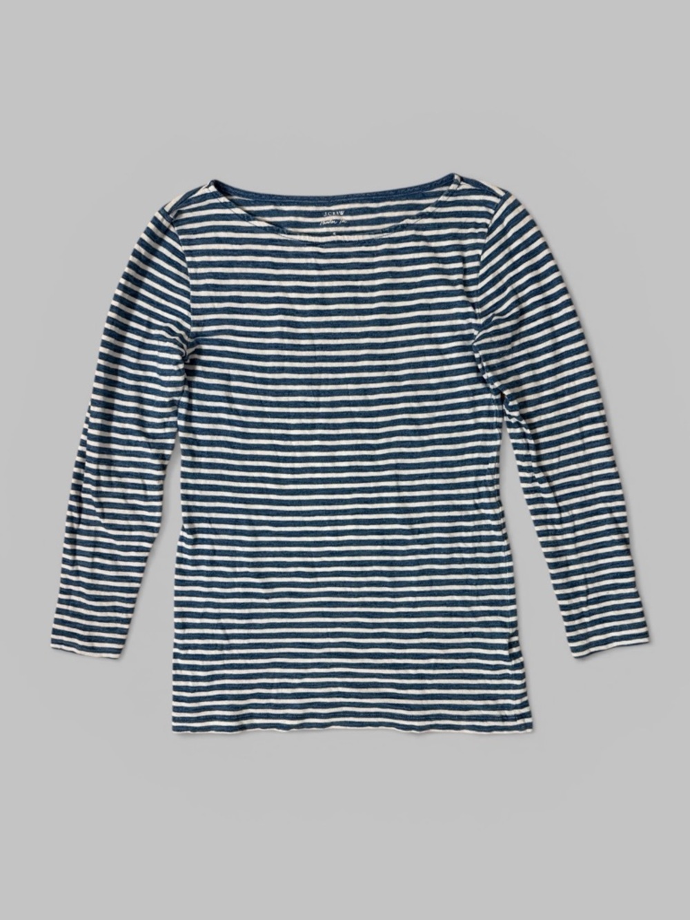 J. Crew 100% Cotton Striped Painter Tee Shirt